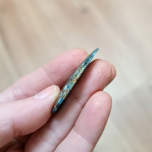 Azurmalachit, ID 4293, 40x21 mm — foto 2
