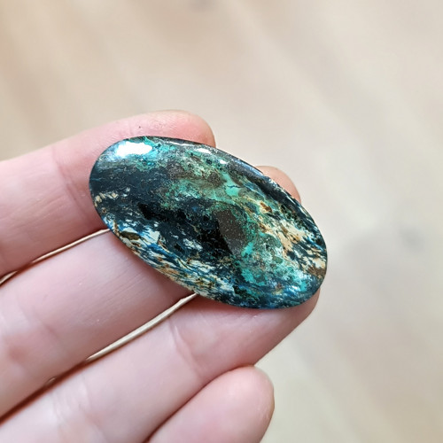 Azurmalachit, ID 4293, 40x21 mm — foto 3