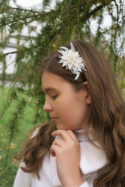Třpytivá čelenka "Sněhová vločka" — foto 4
