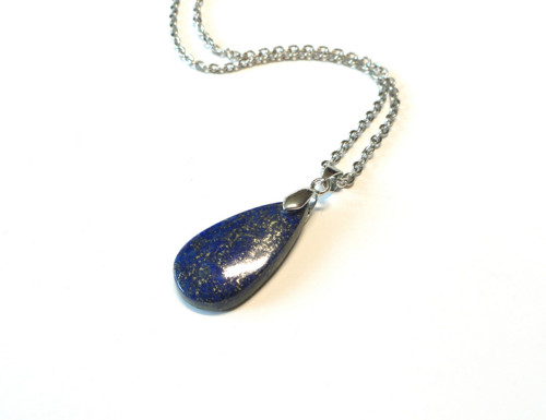 Lapis lazuli, chirurgická ocel — foto 3