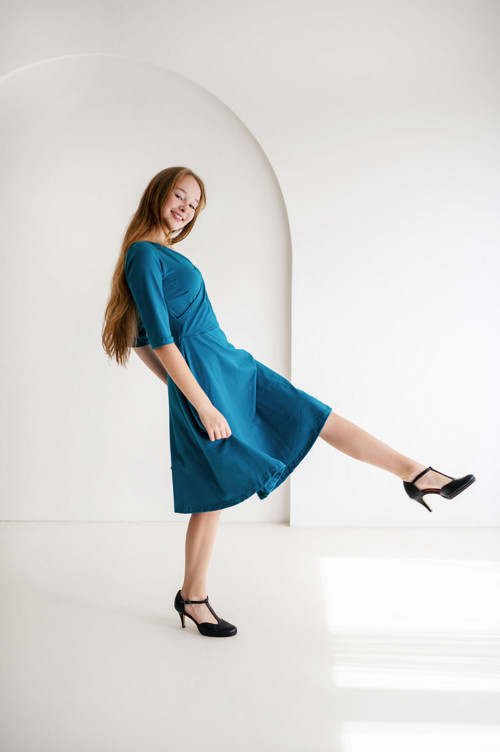 Šaty Grace Petrolej — foto 4