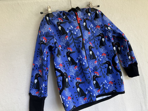 Dětská softshell bunda - V lese vel.92-98 SKLADEM — foto 2