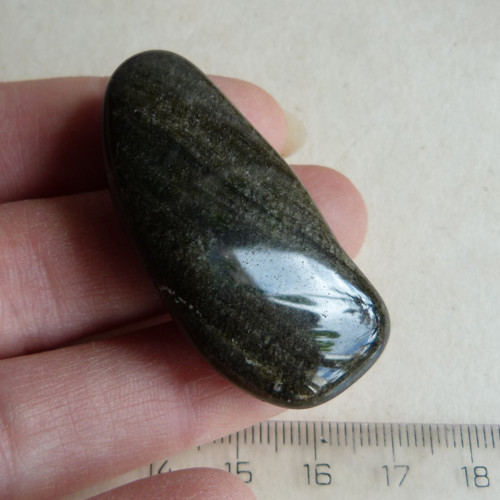 Obsidián zlatý - 4,5 cm — foto 2