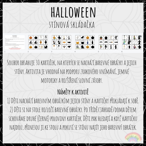 Halloween, stínová skládačka — foto 2