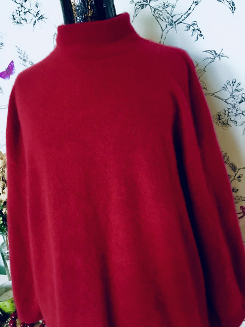 Svetr kašmírový dark red — foto 2