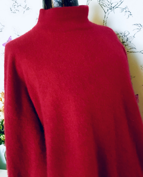 Svetr kašmírový dark red — foto 4