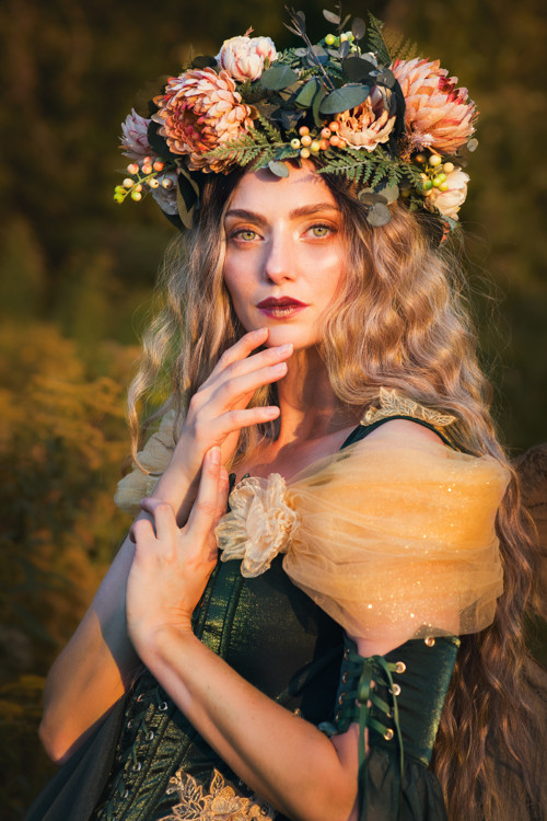 Boho věneček "vánek podzimní nostalgie" — foto 3