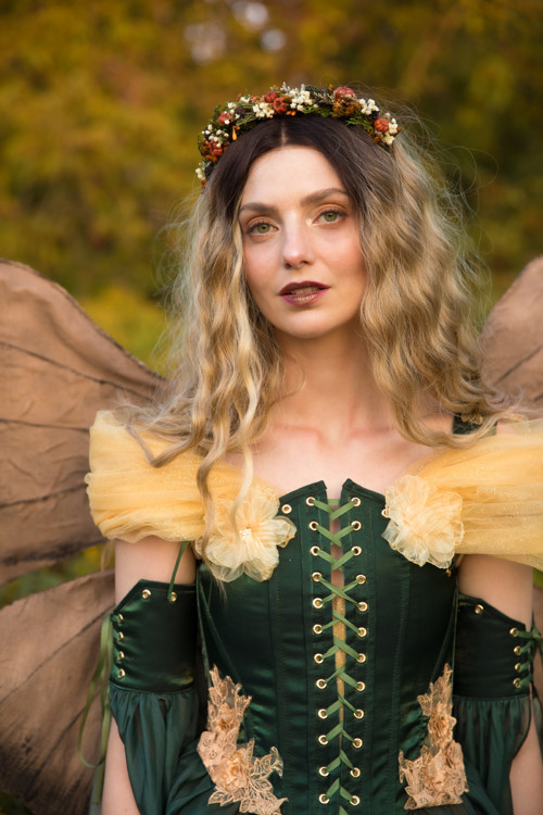 Květinová čelenka "tykvičky" — foto 3