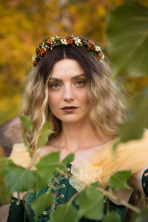Květinová čelenka "tykvičky" — foto 2