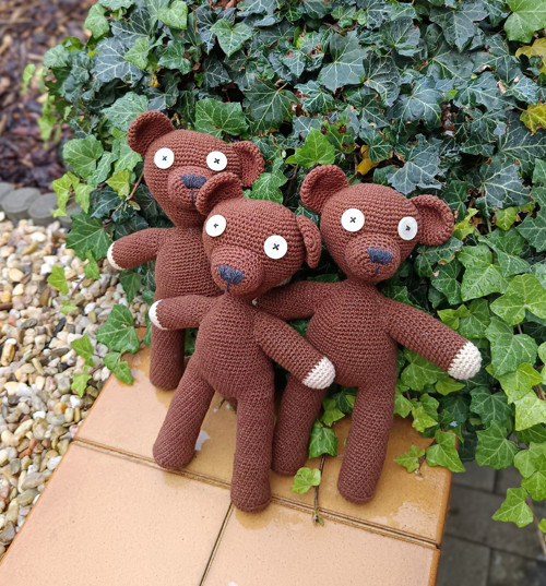 Háčkovaný medvídek Mr Bean Teddy — foto 5