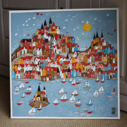 Slaná vůně léta ... 50x50cm — foto 2