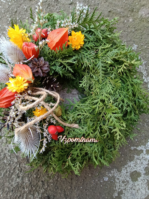 Dušičkový věnec — foto 2