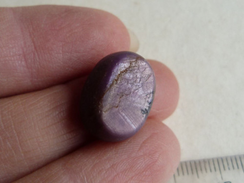 Rubín - kabašon - 1,6 cm (R4) - Extra — foto 5