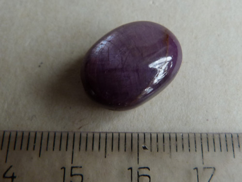 Rubín - kabašon - 1,6 cm (R4) - Extra — foto 6