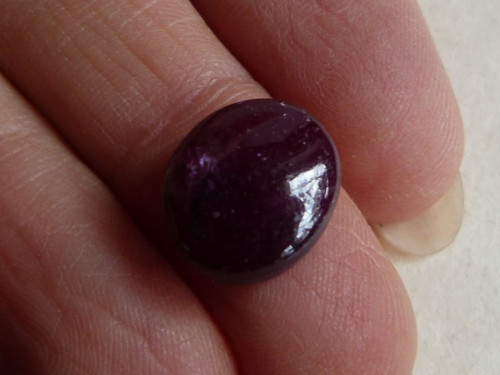 Rubín - kabašon - 1,2 cm (R5) — foto 2