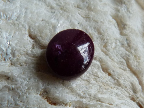 Rubín - kabašon - 1,2 cm (R5) — foto 4