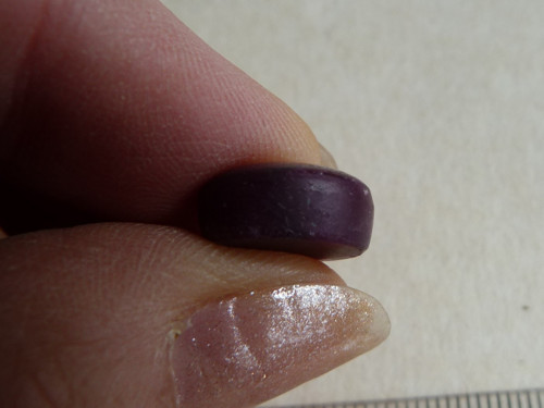 Rubín - kabašon - 1,2 cm (R5) — foto 6