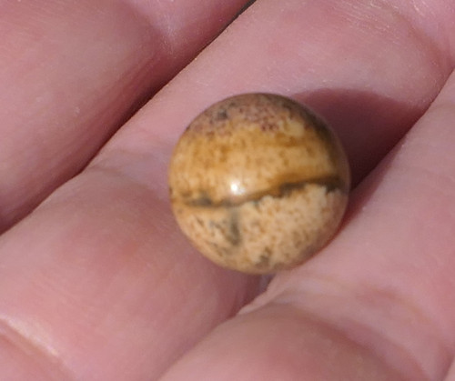 Kulička 12,2 mm - jaspis obrázkový V501 — foto 3