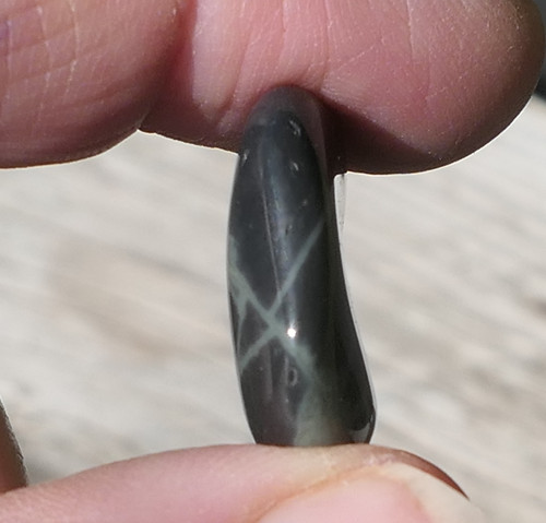Obsidián pavoučí (23 mm) V507 — foto 4