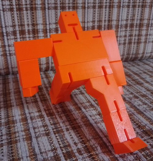 Robot - skládací hračka — foto 3