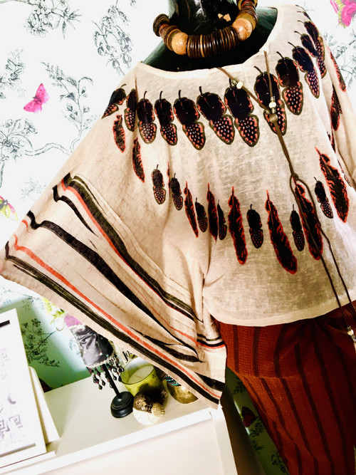 Top svetřík boho indiánský — foto 3