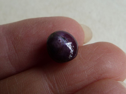 Rubín - kabašon - 0,8 cm (R7) - Extra — foto 4