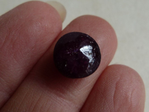Rubín - kabašon - 1cm (R8) — foto 3