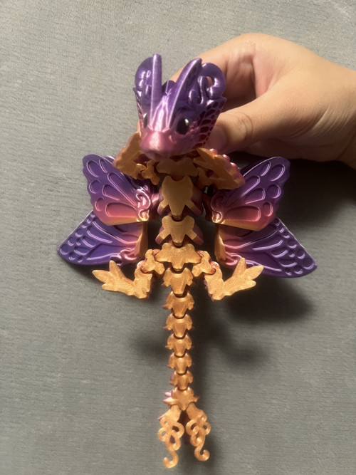 Motýlí Drak - 23 cm - 3D Tisk — foto 3