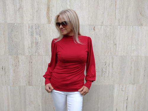 Elegantní tričko- 30 barev — foto 5