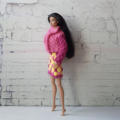 Barbie, FR, Integrity - kabátek, sukně, top — foto 4