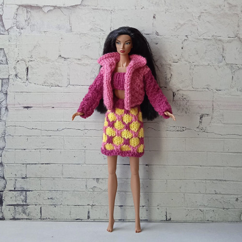 Barbie, FR, Integrity - kabátek, sukně, top — foto 2