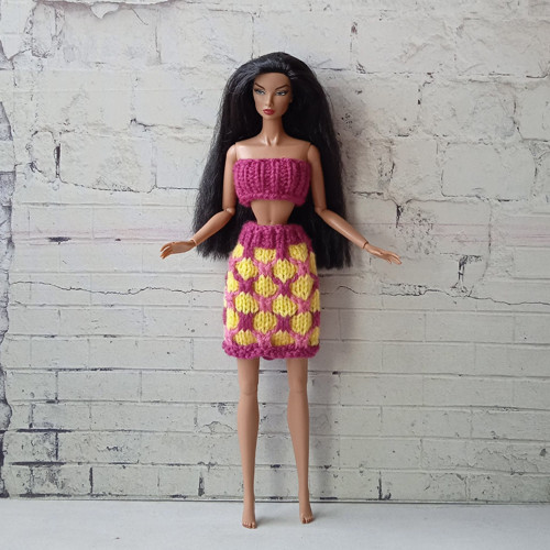 Barbie, FR, Integrity - kabátek, sukně, top — foto 3