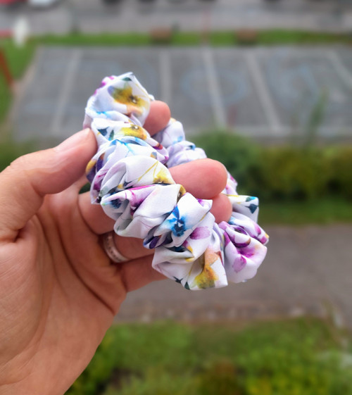 HEDVÁBNÁ Gumička S - FLORAL — foto 2