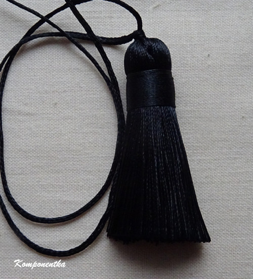 Krásný hustý hedvábný střapec 6cm — foto 3