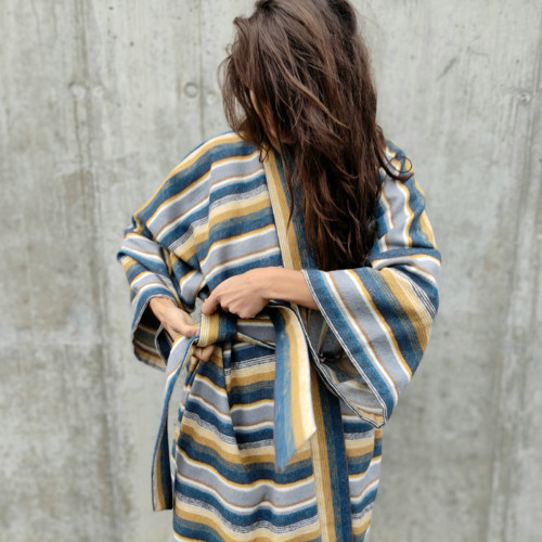 Kimono kabátek flanel — foto 5