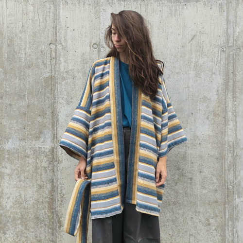 Kimono kabátek flanel — foto 4