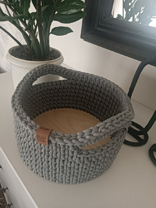 Háčkovaný Košík S Uchy — foto 2