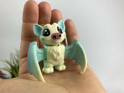 Mini netopýrek do kapsy - 3D tisk — foto 3