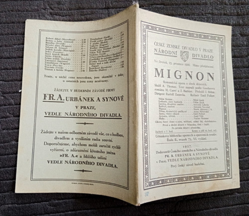 Mignon - opera o 3 jednáních — foto 2