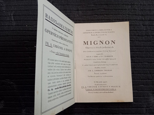 Mignon - opera o 3 jednáních — foto 3