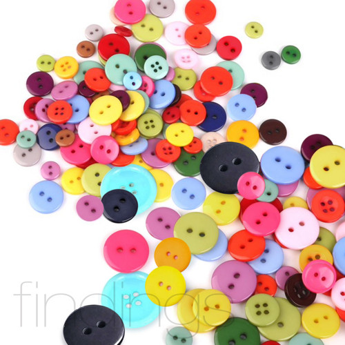 Mix knoflíků / 20 gr ~ 80 ks — foto 3