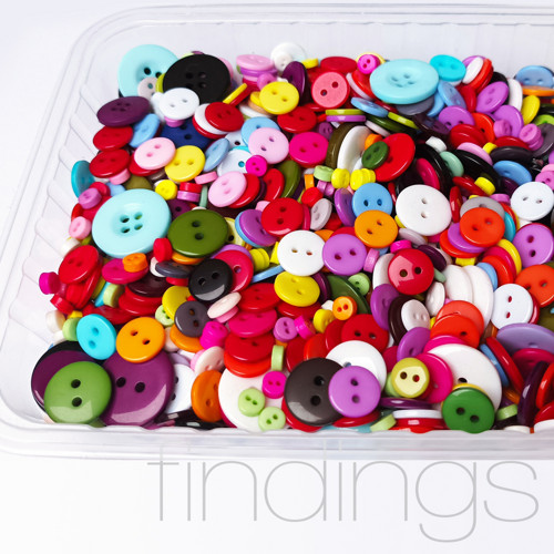Mix knoflíků / 20 gr ~ 80 ks — foto 4