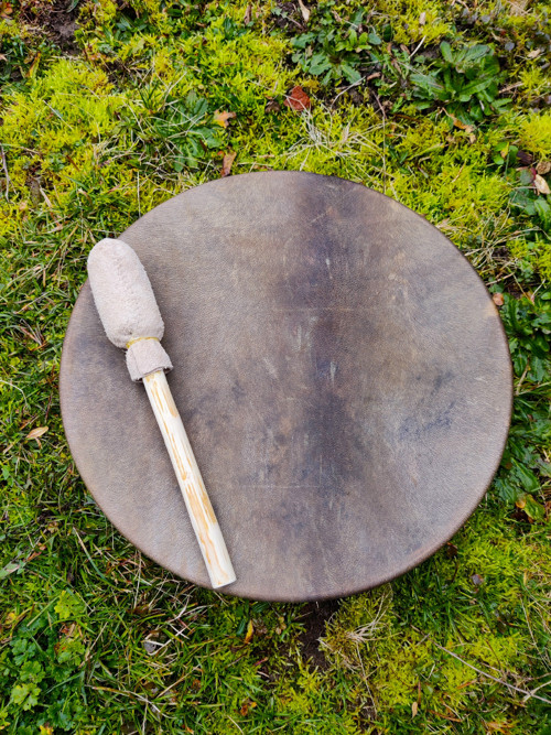Šamanský buben velký - buben na přání - 50 cm — foto 4