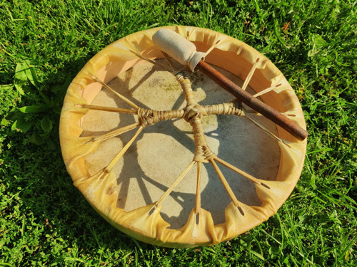 Šamanský buben 45 cm - buben na přání — foto 3