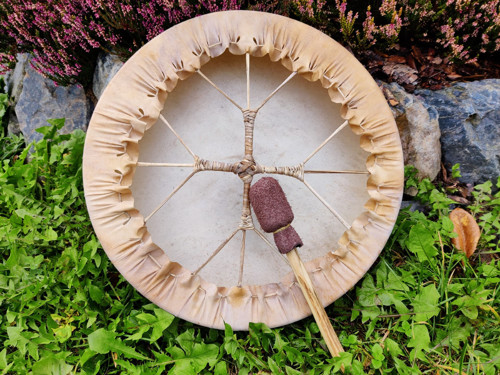 Šamanský buben 45 cm - buben na přání — foto 5