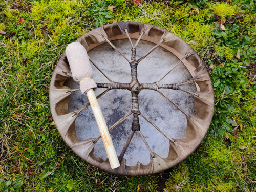 Šamanský buben 45 cm - buben na přání — foto 4