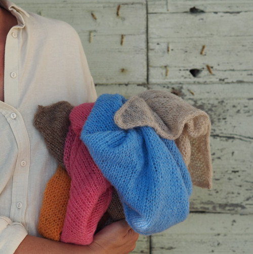 Silky šatka...modrá — foto 5