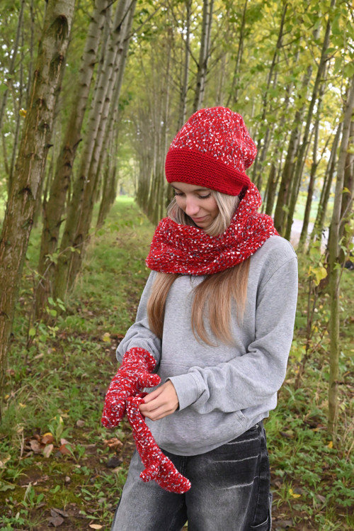 Set Pom Pom v červené — foto 6