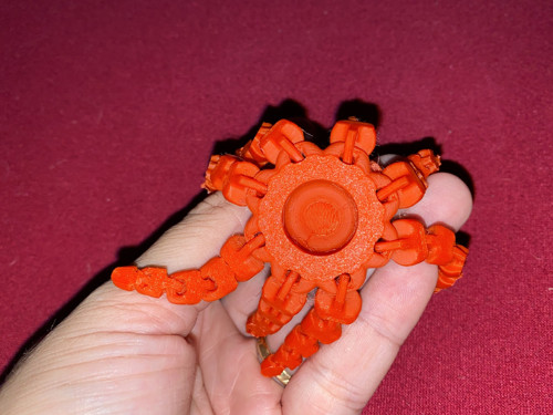 Pohyblivý přívěšek - 3D chobotnice — foto 3
