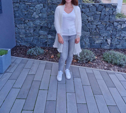 Svatební šál, pléd (mohér, hedvábí) — foto 2
